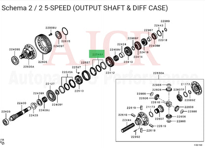 Mitsubishi 2nd Gear Synchro Ring Evo X