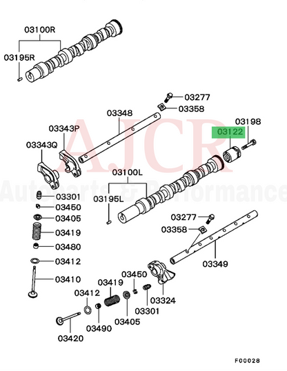 Mitsubishi Camshaft Sensor Lector Montero/Pajero 3.8L 03-06