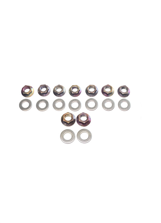 Mitsubishi Exhaust Manifold Nuts & Washer Evo 1-9, 2G/3G Eclipse 4Cyl.