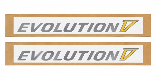 Mitsubishi  Evolution V Decal (Silver/Yellow) (Copy)