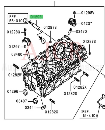 Mitsubishi Head Cylinder Nipple Evo 4-7/9