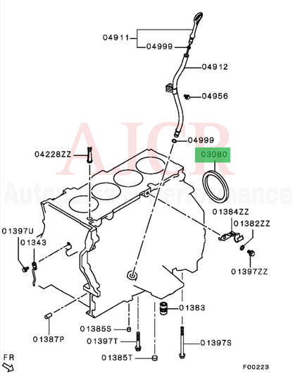 Mitsubishi Rear Main Seal Lancer/ASX 4B11 (NO TURBO)