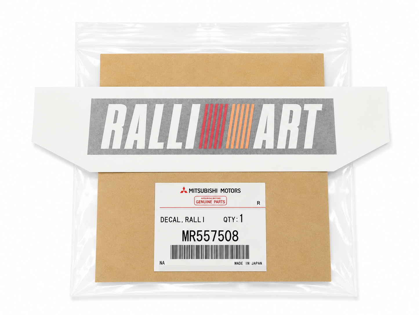 Mitsubishi Ralliart Decal Evo 6