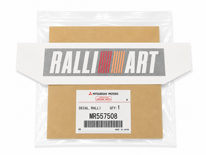 Mitsubishi Ralliart Decal Evo 6